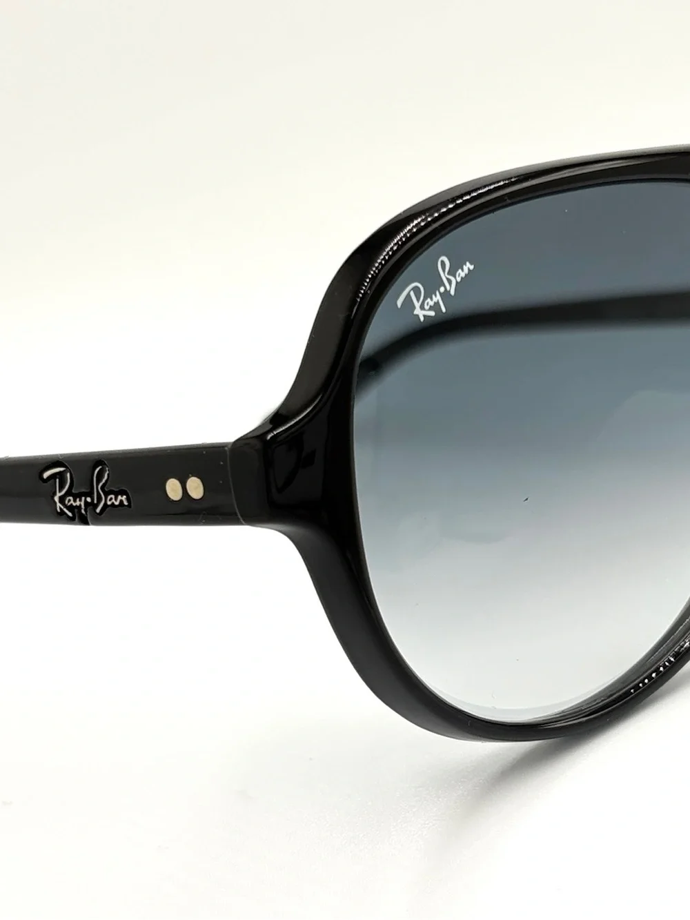 Ray-Ban Rb4125 Plastic Aviator Sunglasses Cat 5000 Black Frame Gradient 601/32
